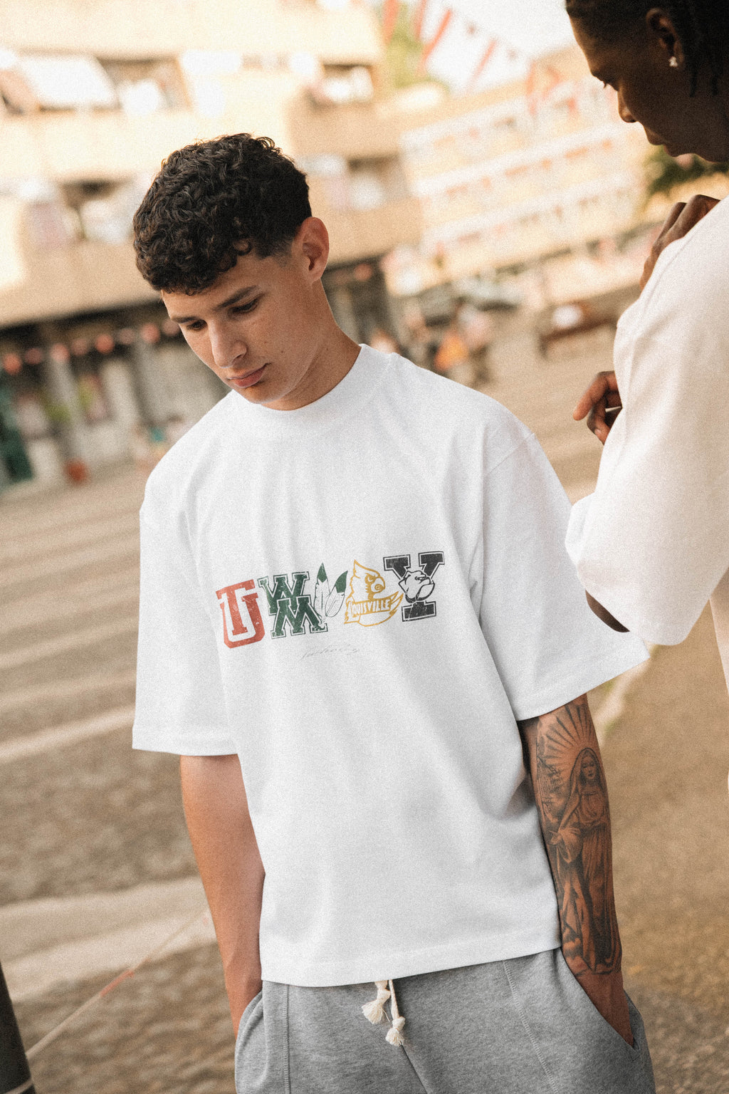 COLLEGE LOGO TEE